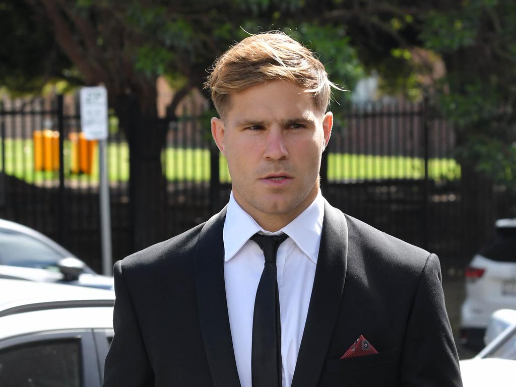 Jack de Belin pleaded not guilty to sexually assaulting a 19-year-old woman before the jury in his District Court trial failed to reach a verdict. Picture: NCA NewsWire / Simon Bullard.