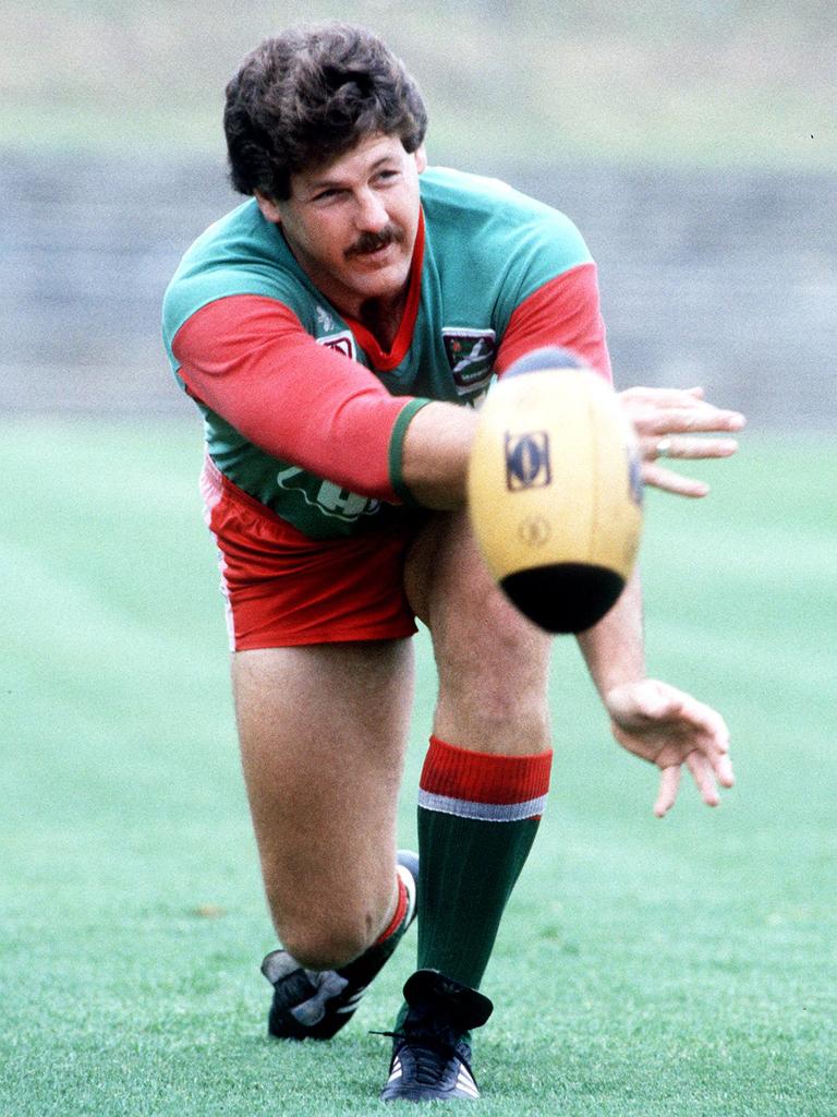 JANUARY 23, 1985 : Rugby league player Gene Miles, 23/01/85. Pic Ex Brisbane Sun. F/L