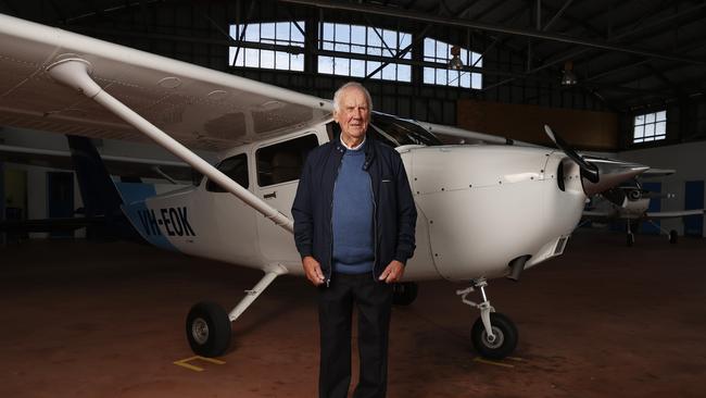 Donald Wells, 88, owner of Par Avion is being recognised for his services to aviation in the King's Birthday honours 2025. Picture: Nikki Davis-Jones
