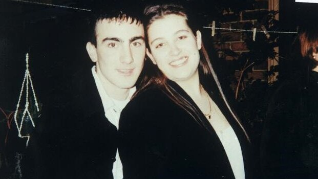 A young Jason Roberts and Nicole Debs Picture: Supplied