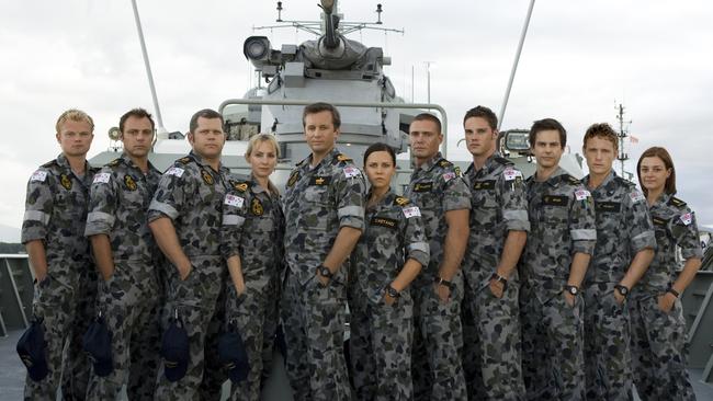 Cast of the TV series Sea Patrol.