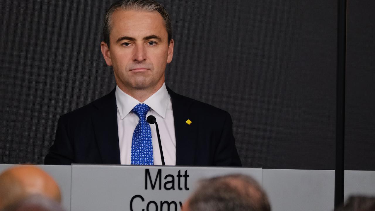 CBA CEO Matt Comyn, who will be announcing the results on Wednesday. Picture: NCA NewsWire/Luis Ascui