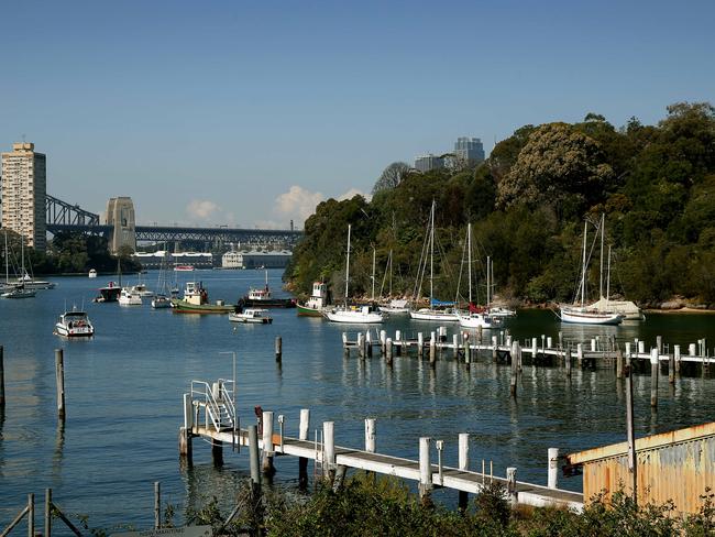 Boats on the water at Berrys Bay. Picture: Adam Ward