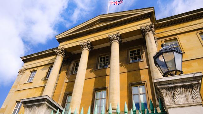 Apsley House at Hyde Park Corner in London.