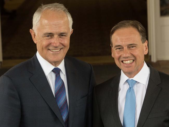 Greg Hunt has urged Cory Bernardi to honour his ‘sacred pledge’ to the Liberal Party. Picture: News Corp