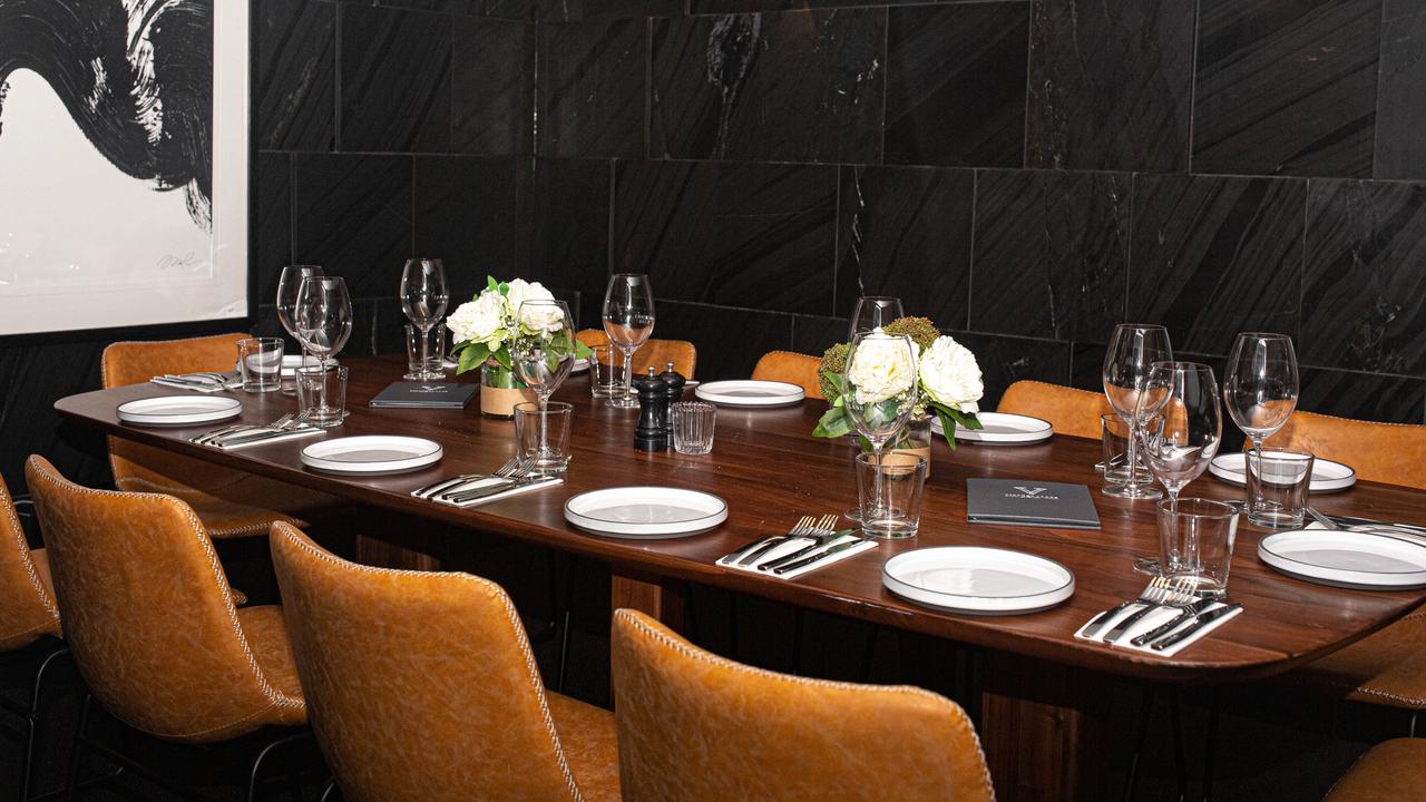 A private dining space at Victory Lane, Racecourse Rd.