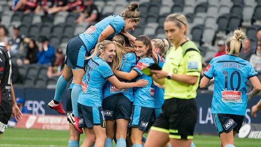 Cortnee Vine is a new recruit to Sydney FC who are the defending W-League champions. Pic: Jaime Castaneda