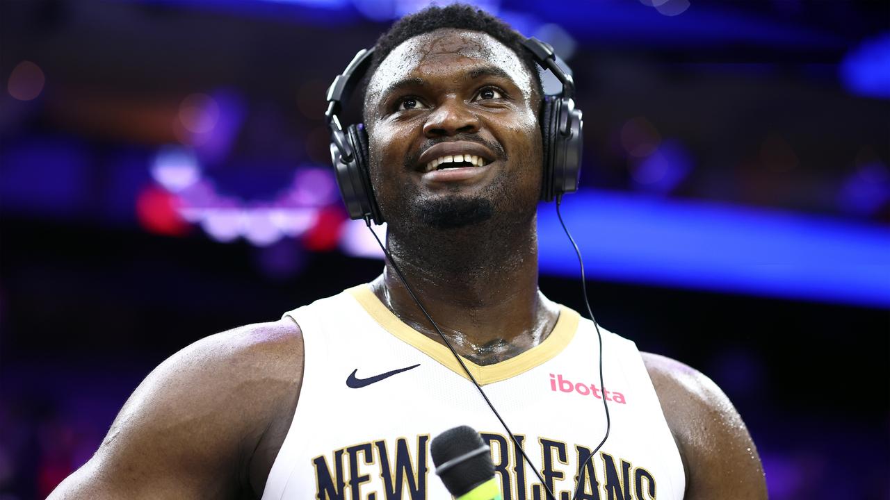 Zion Williamson has the Pelicans surging up the Western Conference standings. (Photo by Tim Nwachukwu/Getty Images)