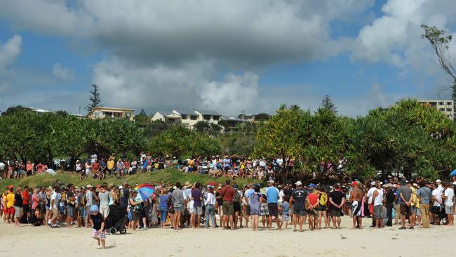 A memorial at Shelly Beach, Ballina, for deceased Japanese surfer Tadashi Nakahara who tragically died after a shark attack near where Matt Lee was mauled. Picture: Brian Pamphilon