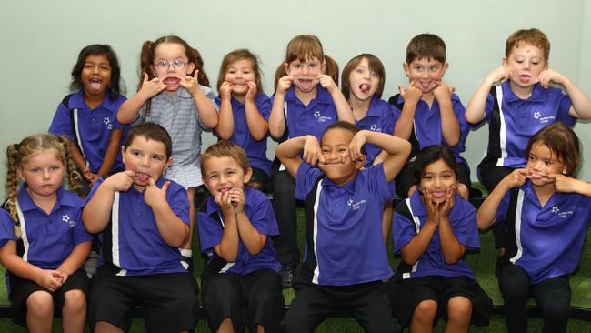 Northern Bay College Peacock campus 2025 preps front Audree Bone, Jordan Stewart, Eli Davies, Theo Adeyinka, Asenat Raufi, Harlarna Slade. Back Cherry Penathala, Primrose Aquilina, Amara Travaille, Penelope Crabbe-Matin, Jaxyn Chalmers-Tournier, Alexandra Giles, Lesley Gourley