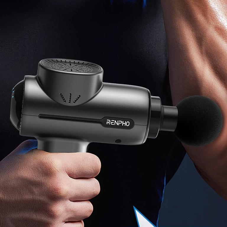 A massage gun is going to relive tension and help body aches.