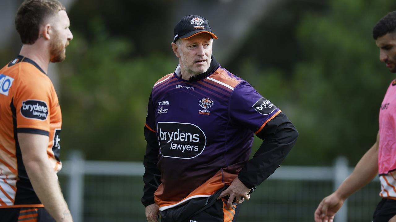 Maguire coached the South Sydney Rabbitohs to the 2014 premiership before joining the Tigers in 2019 (Photo by Mark Evans/Getty Images)