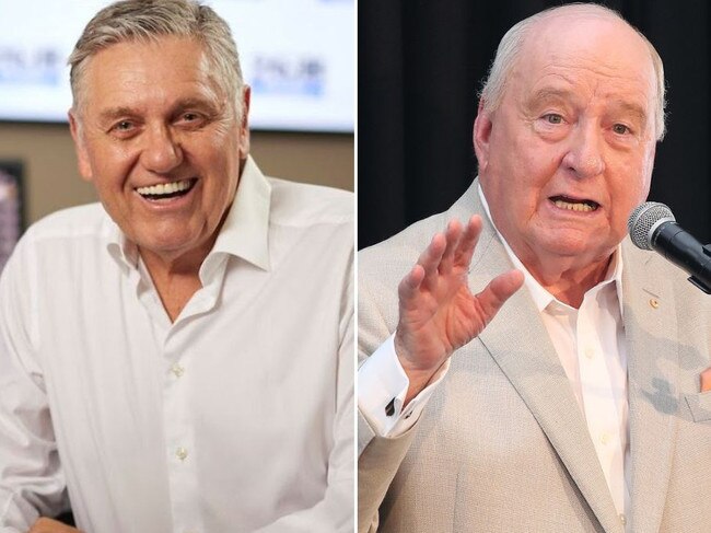 Ray Hadley and Alan Jones.