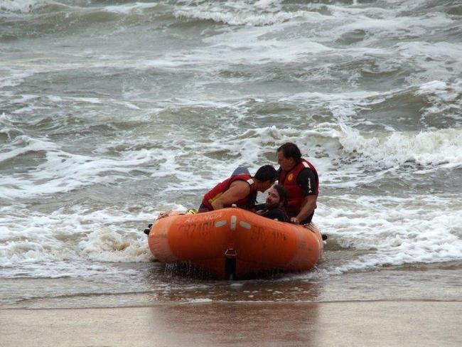 The pair, from Macksville-Scotts Head SLSC, were awarded with Rescue of the Year at the 2016 NSW Surf Life Saving Awards of Excellence. Picture: Anne-Marie Ladegaard