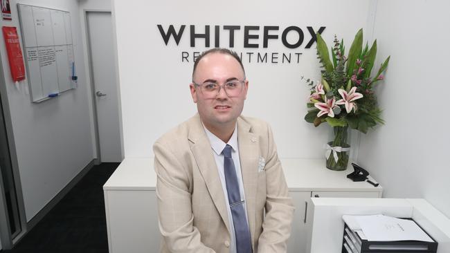 Luke Hemmings at his Southport office of Whitefox Recruitment. Picture Glenn Hampson