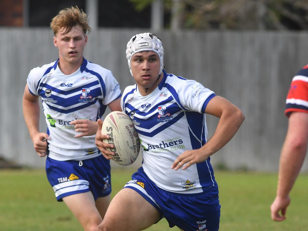 Ignatius Park College against St Patrick's College in the Aaron Payne Cup. Ignatius Park's Izaya Leedie. Picture: Evan Morgan