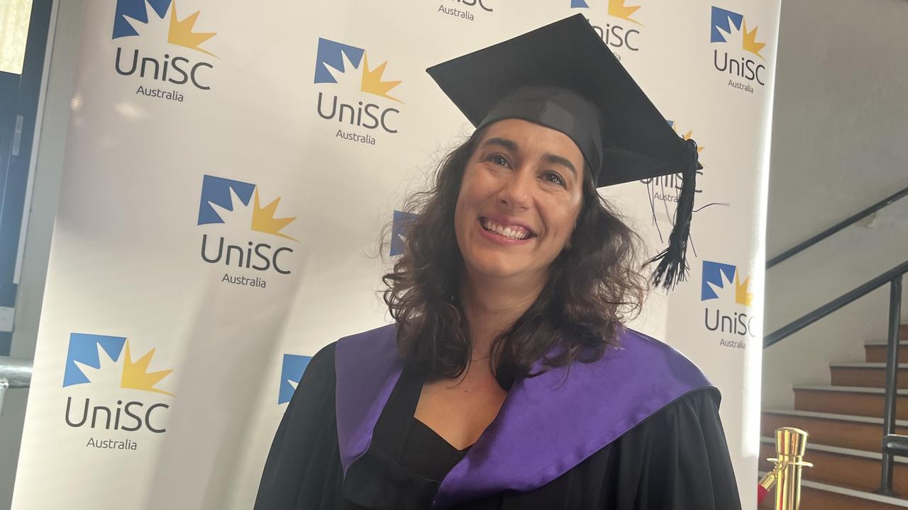 University medallist Sonne Flores graduating with a degree in Animal Ecology.