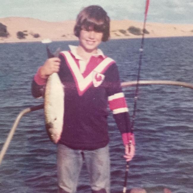 Proof Hamish McLennan is a lifelong Roosters fan.