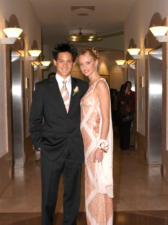 MAY 28, 2005: Reporter: Jasmine Griffiths. Hillcrest Christian College formal at the Crowne Plaza, Surfers Paradise. Kyle Willebrands 17 years and Chloe Eady 18 years. PicFiona/Harding