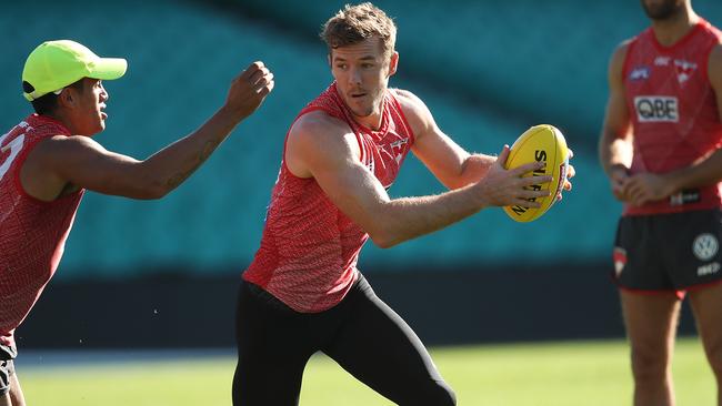 Luke Parker scored 138 points against the Hawks. Picture: Phil Hillyard