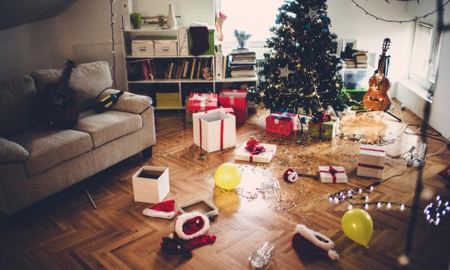 The post-Christmas mess is enough of a reason to cut back. Image: iStock.