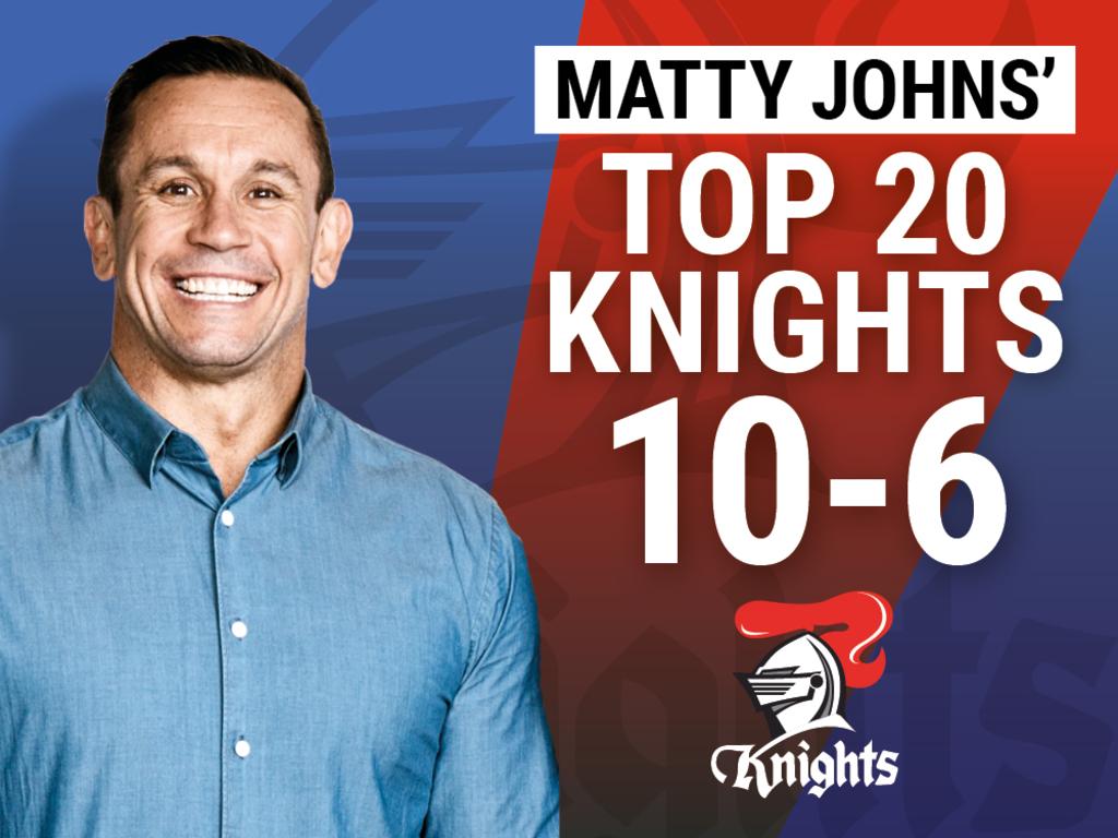 Newcastle league legend Matty Johns reveals his Best Newcastle Knights of All Time. No.'s 20-16.