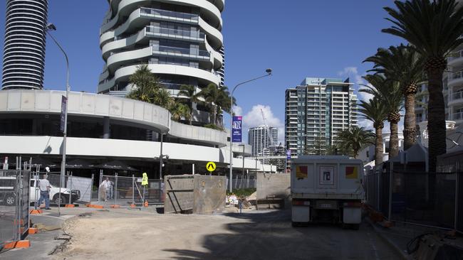 Surf Pde was a construction site for a year, killing local business. Photo: Jerad Williams