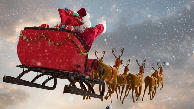 A disqualified driver caught behind the wheel was on his way to buy a Christmas present when he crashed. No, it wasn’t Santa.