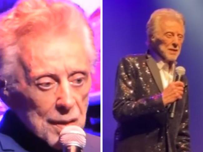 Music legend Frankie Valli sings.