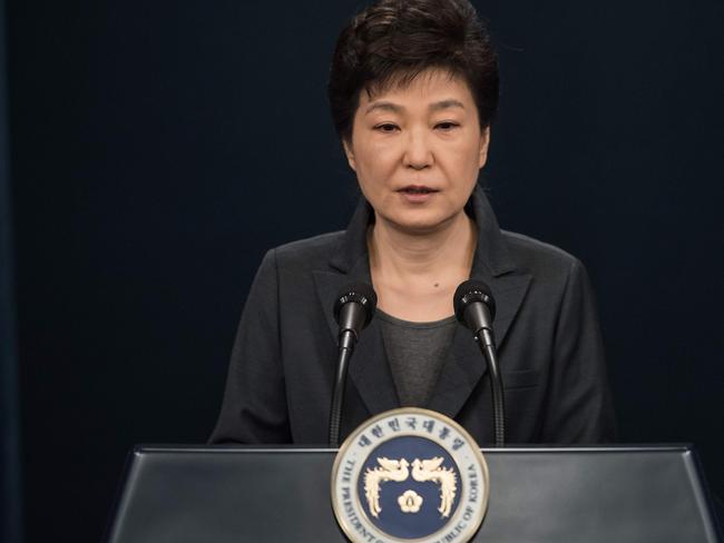 (Former South Korea President Park Geun-Hye. Picture: AFP