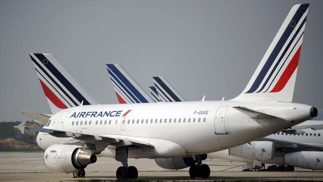 The “lifeless” body of a stowaway, reported to be a 10-year-old boy, has been found in the landing gear on an Air France plane. Picture: AFP