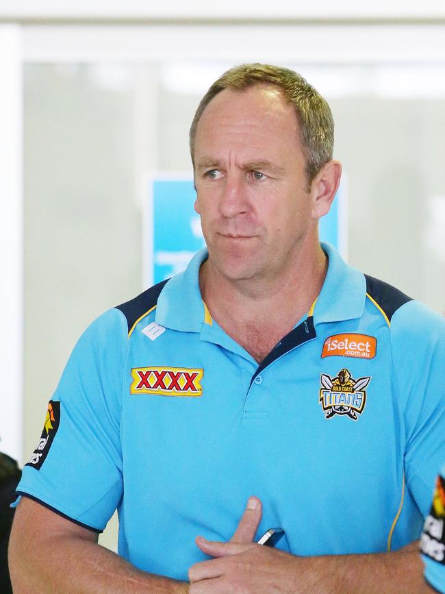 John Cartwright after his last game as coach. Pic by Luke Marsden.