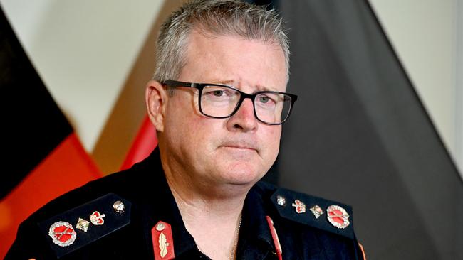 Northern Territory Police Commissioner Jamie Chalker. Picture Julianne Osborne