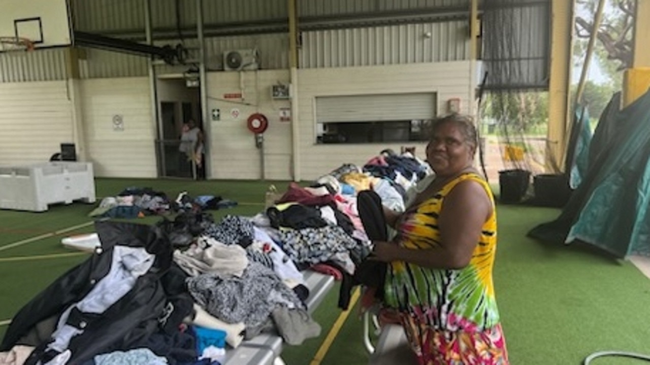 Territorians have donated clothing, household appliances, bedding and scores of other goods to Timber Creek and surrounding communities. Picture: Northern Land Council