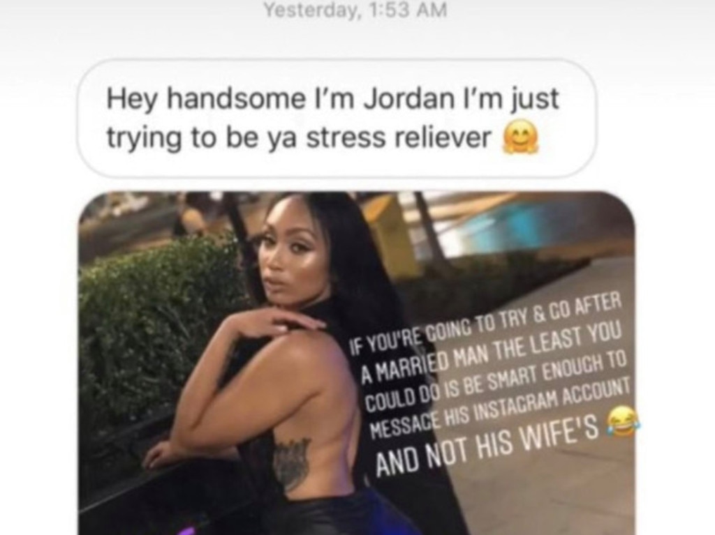 Bryce Harper's wife shames woman for trying to message him