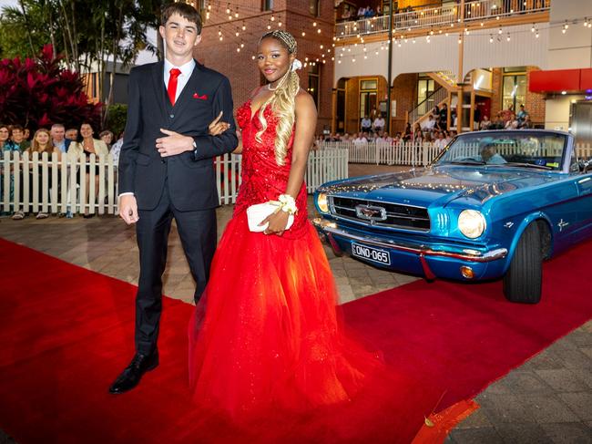 CLASS OF 2024: Townsville Grammar School formal. Students Finn Mitchell & Anjola Akinyemi.