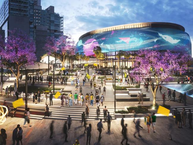 Another artist’s impression of Brisbane Arena.