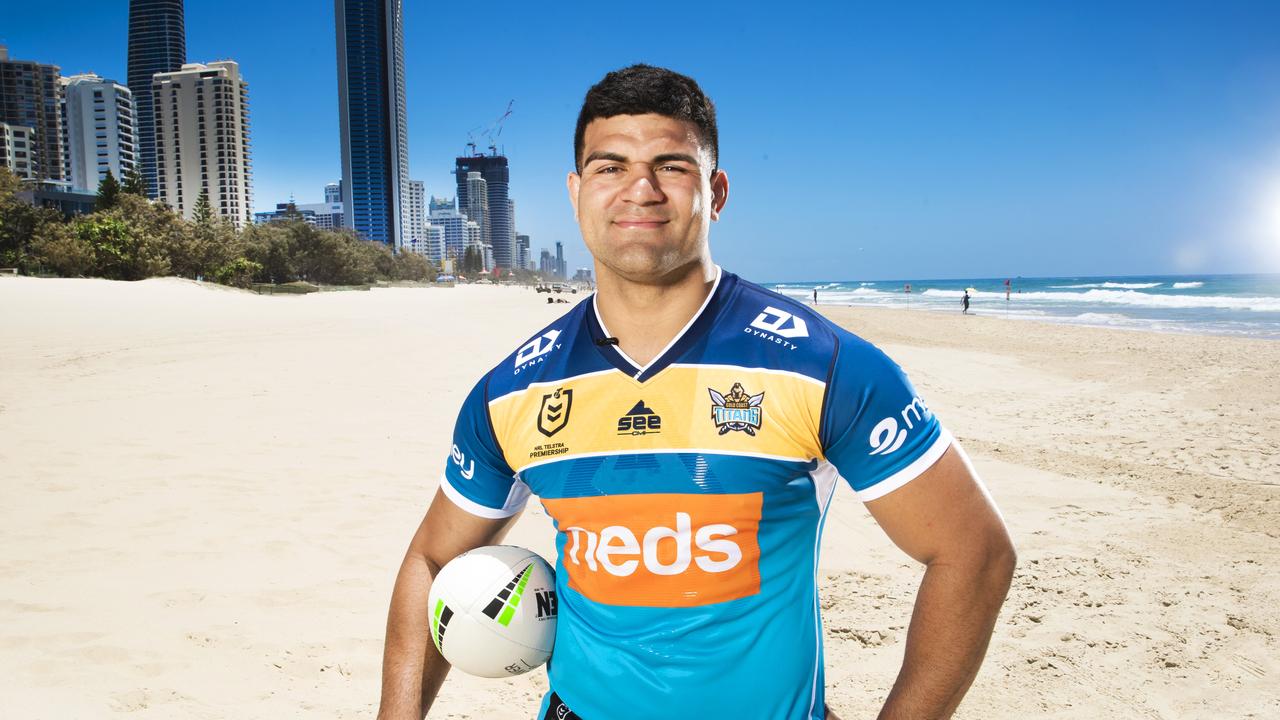 Nrl 2020 David Fifita Gold Coast Titans Brisbane Broncos Contract Signing