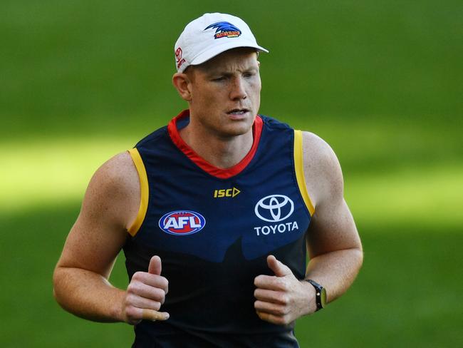 Sam Jacobs of the Crows has again been ruled out for Round 5. Picture: AAP Image/David Mariuz