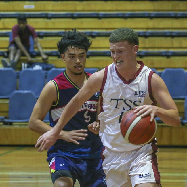 GPS basketball The Southport School v Brisbane State High School at TSS. Picture: Glenn Campbell