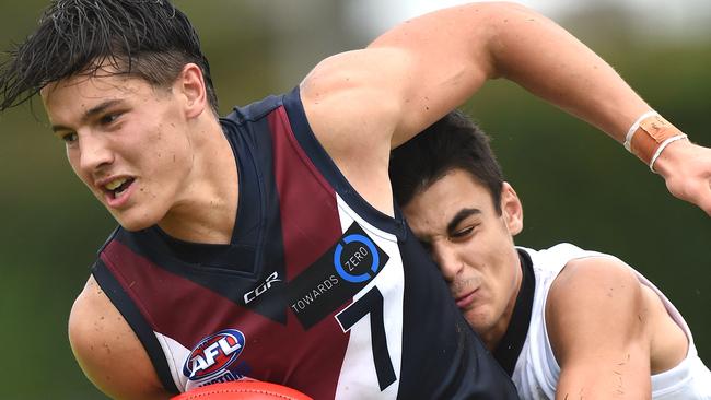 Liam Stocker in action for Sandringham Dragons. Picture: Jason Sammon