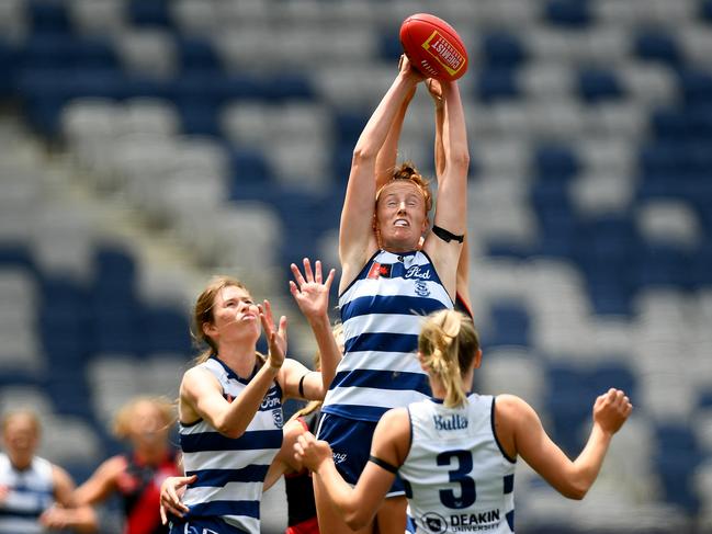 Aishling Moloney dominated Essendon’s backline. Picture: Josh Chadwick/Getty Images