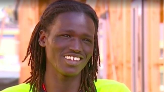 Bak Deng was struck and killed by a car while being chased by police at Deer Park in April 2019. Pic: SBS