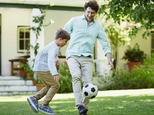 Playing soccer can help kids with their physical education.