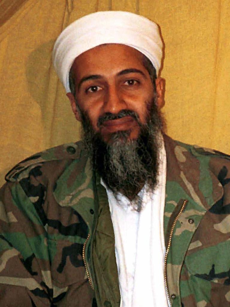 Osama bin Laden up-ended the US election in 2004 when he released a 15-minute video saying Americans deserved 9/11. Picture: AP