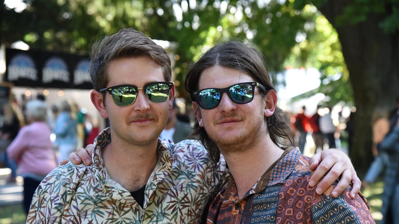 Jonty Foon and Tyson Harris at City Park on Day 1 of Launceston's Festivale. Picture: Alex Treacy