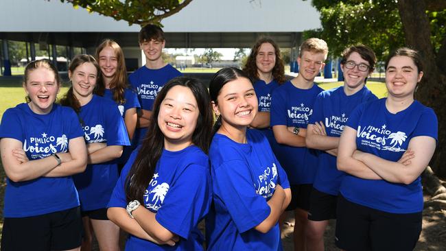 Pimlico Voices from Pimlico State High School. The highly regarded state school had an income of $124 million in the five-year period ending 2022. Picture: Shae Beplate