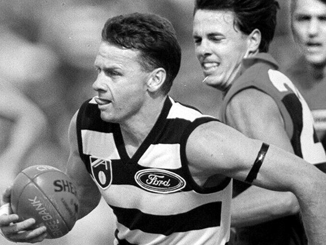 Hinkley during his playing days for the Cats.