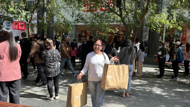 One of Uniqlo Adelaide's very first shoppers!