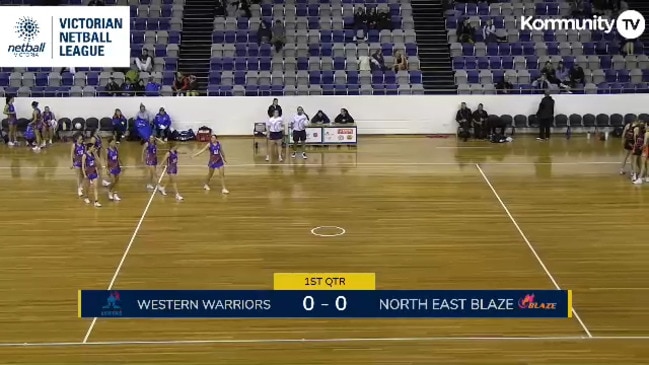 Replay: Western Warriors v North East Blaze - Victorian Netball League Round 16 - 23 & under